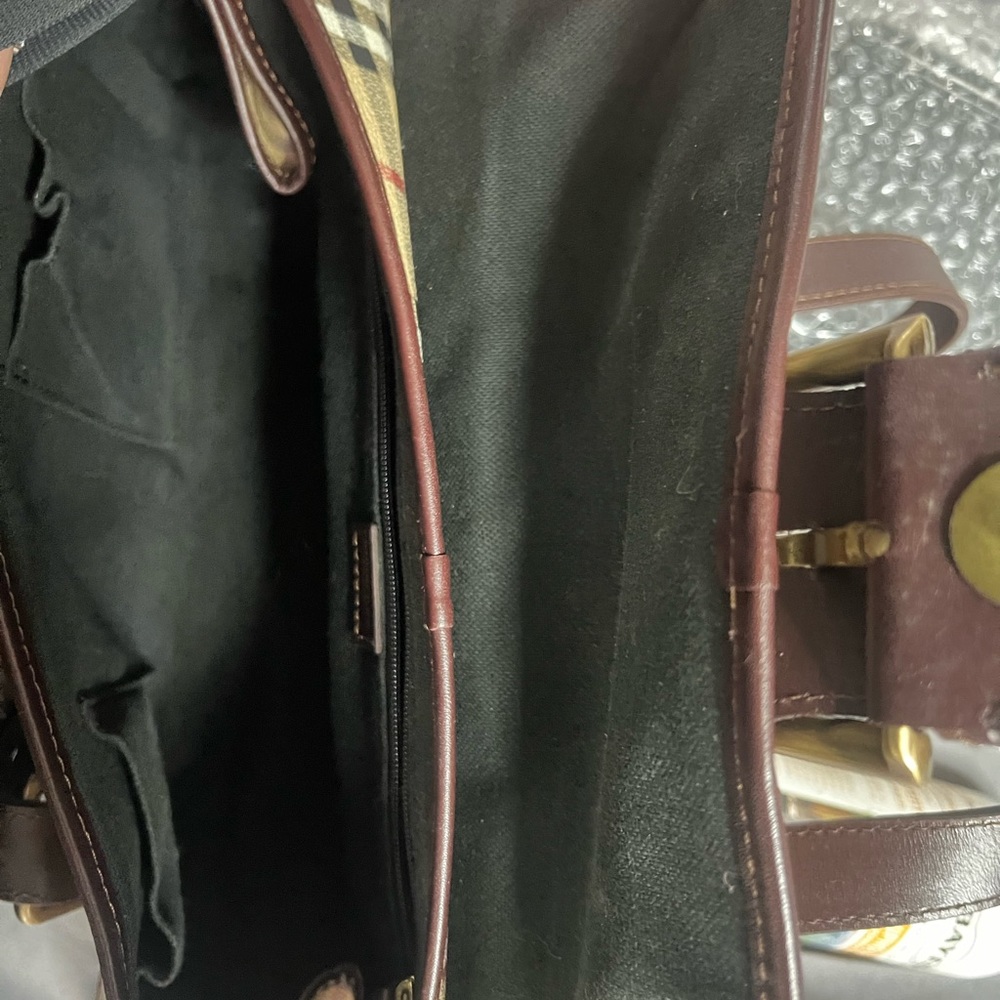 sOLD.    Burberry authentic satchel bag like new - Picture 6 of 7